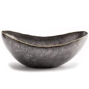 Bol en corne naturelle artisanal pour servir des salades, des collations ou comme décoration, élégant et écologique, vaisselle pour un style rustique - Product Image 3