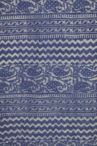 Tendencia clásica hecha a mano 100% algodón 68 "X 24" tamaño azul Floral impreso Rectangular Unisex Yoga Mat para ejercicio en casa - Product Image 2