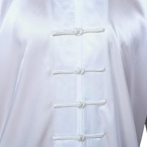 Uniformes chinos tradicionales de Tai Chi, ropa de Kung Fu, conjunto de manga larga Unisex, botones de rana y cuello mandarín, cintura elástica - Product Image 5