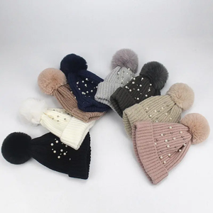 Derniers bonnets jacquard tricotés personnalisés pour hommes chapeaux de ski d'hiver casquette logo de broderie personnalisé - Product Image 5