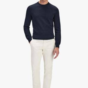 Respirant printemps col haut épais chaud hommes pull Slim Fit pull col rond TWINSET Polyester/coton marque personnalisée - Product Image 1