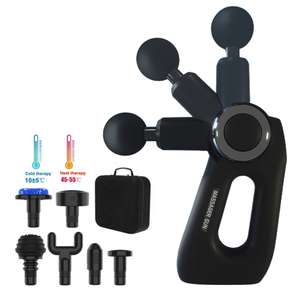 LJ Trend ing Custom LOGO Massage gerät für tiefe Gewebe muskel pistolen Tragbare elektrische Percussion-Massage pistole für heiße und kalte Gesichts körper - Product Image 1