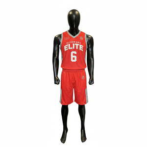 Uniformes de basket-ball pour jeunes de haute qualité personnalisés, maillots de basket-ball de compétition professionnels, impression numérique sur des chemises en mesh - Product Image 5