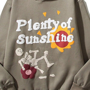 Utilisation en extérieur Hiver Décontracté Solide Meilleure Vente Hommes Bouffée Imprimé Écologique Polaire Hoodies Matériau Durable - Product Image 4