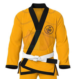 Ensemble d'uniformes de BJJ en tissu doux avec logo frontal, tenue d'entraînement de haute qualité pour la pratique régulière - Product Image 3
