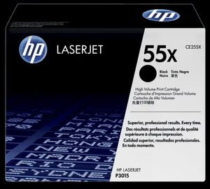 Cartuchos de tóner negro 55X - Product Image 1