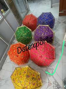 ร่มร่มตกแต่งงานแต่งงานแบบอินเดียร่มตกแต่งสำหรับทางเดินเข้าของ vivah ร่มตกแต่งธีม - Product Image 2