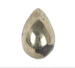 หินไพไรต์ธรรมชาติคุณภาพดี ขายดี รูปทรงไข่ สำหรับบำบัดรักษา ผลิตภัณฑ์หินคริสตัลบำบัด งานฝีมือโดยอัลิฟ คริสตัล แอนด์ อะเกต - Product Image 2