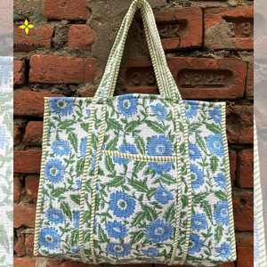 Sac fourre-tout réutilisable écologique en coton 100% matelassé avec fermeture éclair, logo personnalisé, sac de shopping rembourré - Product Image 1