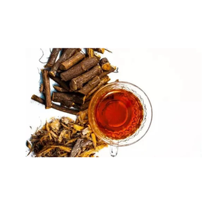 Extrait de racine de réglisse naturelle distillée à la vapeur d'huile essentielle de Mulethi pur pour les soins de la peau de soutien respiratoire et le bien-être holistique - Product Image 1