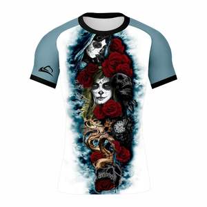 Vente en gros de style unique à la demande des clients prix bas meilleure vente de votre propre logo 2025 meilleur fabricant Rash Guard - Product Image 1