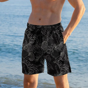 Vente en gros de shorts personnalisés pour hommes shorts de plage imprimés par sublimation shorts de bain shorts de bain mode 2 en 1 - Product Image 2