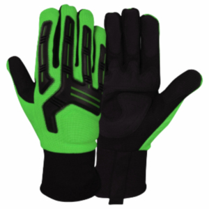 Vente en gros Amara Gants de travail en cuir synthétique très résistants Gants de construction renforcés pour mécanicien sécurité industrielle pour la main - Product Image 6