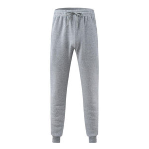 กางเกงวอร์มผ้าฝ้ายแท้ 100% แบบหนาพิเศษ สไตล์สตรีท สีดำ พิมพ์ลายพัฟฟ์ กางเกงจ็อกเกอร์ขายาวสำหรับผู้ชาย กางเกงลำลอง - Product Image 4