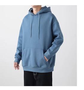 Sweat à capuche surdimensionné personnalisé de qualité supérieure pour l'hiver, en tissu polaire polyester/coton, design personnalisable pour homme - Product Image 6