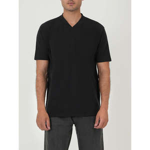 Polo décontracté DUARTE personnalisé avec logo, coupe classique, design uni, fermeture éclair, broderie, techniques de coloration foncée, tailles XL à 6XL, manches courtes - Product Image 6