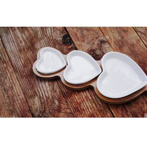 Tazón Redondo de Madera Ecológico con Diseño de Corteza de Árbol, Apto para Contacto con Alimentos, Estilo Moderno, Personalizable, Hecho en India - Product Image 1