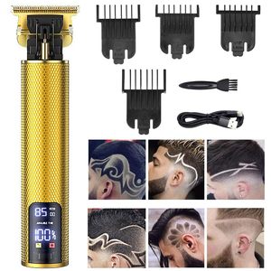 Kit Profesional de Recortadora de Cabello Inalámbrica Recargable, Cuerpo Metálico con Cuchilla de Acero Inoxidable, Batería USB de 2500 mAh, Afeitadora - Product Image 6