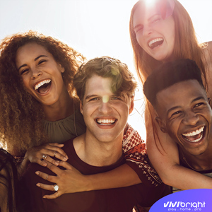 Máy chiếu laser 4k <span class=keywords><strong>ViviBright</strong></span> J20 hàng đầu, Máy chiếu di động thông minh có pin tích hợp, máy chiếu tốt nhất để chơi game, phim - Product Image 4