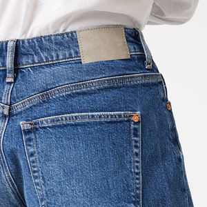 Pantalones cortos de mezclilla de cintura alta para mujer de verano 2025, pantalones vaqueros informales transpirables con servicio OEM - Product Image 6