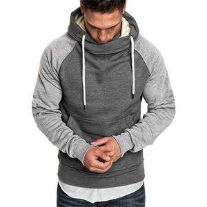Sudadera deportiva de manga larga para hombre, Jersey cálido con capucha, diseño forrado, 100% algodón, forro polar antiarrugas antiretráctil de talla grande - Product Image 1