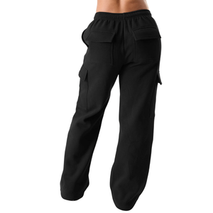 Pantalon de jogging unisexe en molleton, mélange de coton doux, taille élastique, coupe décontractée, streetwear décontracté, pantalon de survêtement - Product Image 4
