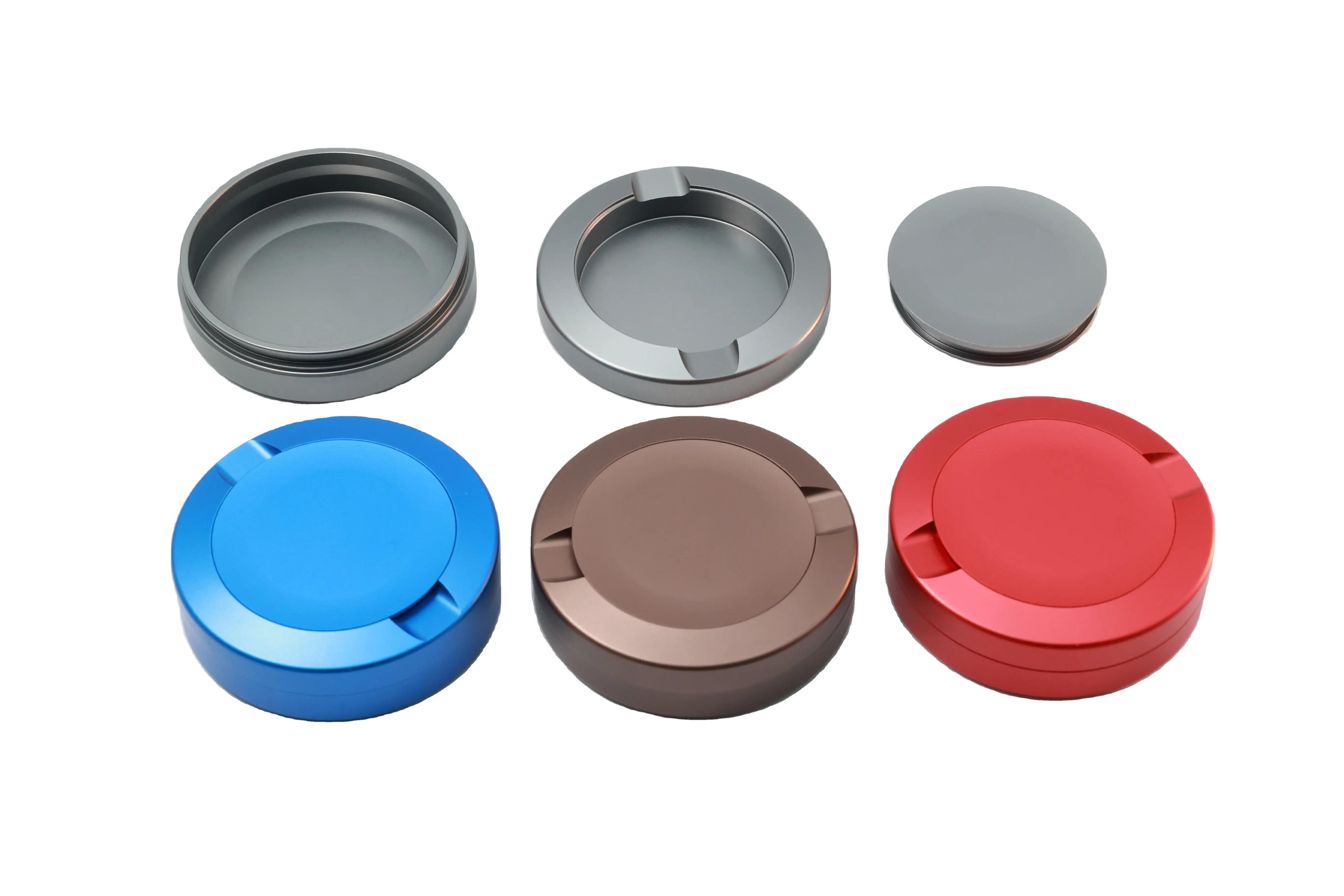 Wholesale Aluminum   Alloy Snus Can Cnc Machining Cutting Snus Container with Lid