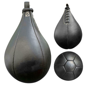 Gym Training Equipment Custom Boxing <b>Punching</b> Reflex <b>Speed</b> <b>Ball</b> / Bag Made by Cowhide Leather - Product Image 2
