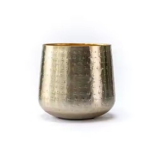 <b>Black</b> Coated Metal Planter <b>Pot</b> with Gold <b>Stand</b> Handmade Design for Indoor and Outdoor Garden Decoration Decorative Flower <b>Pots</b> - Product Image 6
