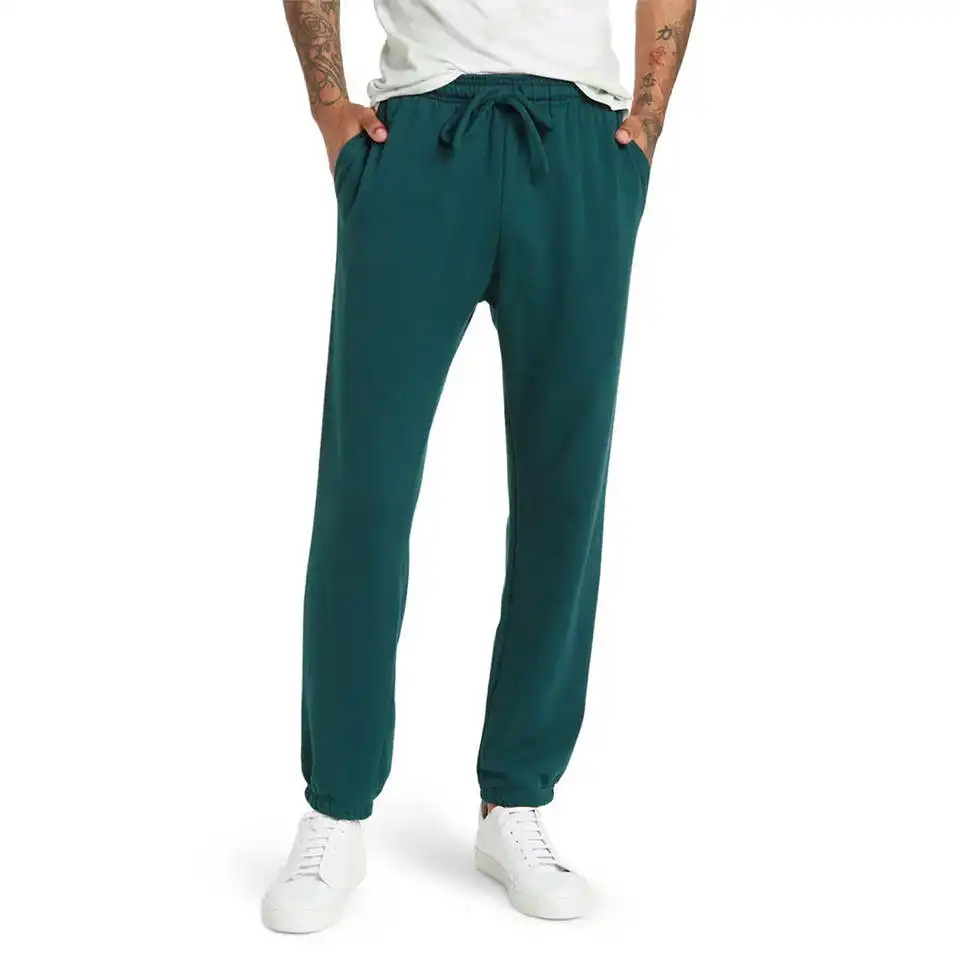 Mens Sweat Pants Casual Streetwear Colorblock Sweatpants Fitness Foot Zipper Stitching Trousers Long Pencil Pants