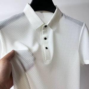 Chemise homme de haute qualité, vêtements de marque, design personnalisé, qualité luxe, respirante, polo décontracté pour homme - Product Image 1