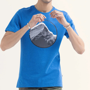 T-shirt en coton de haute qualité pour homme, personnalisable, coupe ample, grammage lourd, impression sur mesure. - Product Image 2