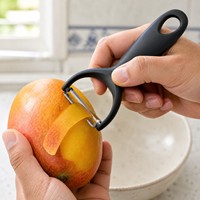 Roestvrijstalen Y-schiller voor fruit en groenten, ergonomische handgreep, keukengereedschap voor gezinnen, groothandel, bulkverpakking
