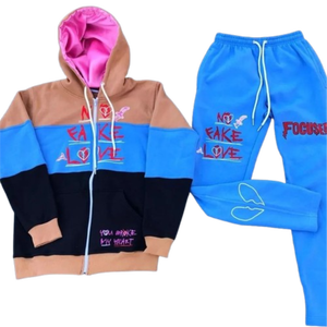 Sudadera de invierno unisex para hombre, conjunto de Jogger, sudadera con capucha y pantalones cargo, chándal de 2 piezas para adultos - Product Image 6