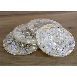 Juego de posavasos Mother of Pearl Juego de posavasos de mesa Juego de posavasos Premium Mother of Pearl Hoteles y restaurantes - Product Image 3