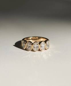 เพชรโมอิสทรงวงรีขนาด4x6มม. สำหรับงานแต่งงาน - Product Image 1