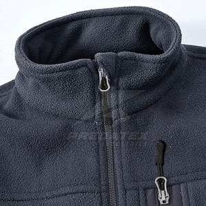 แจ็คเก็ตขนแกะขั้วโลกแห้งเร็วของผู้ชายปกตั้งไซส์ใหญ่พิเศษสำหรับใช้ในฤดูหนาว - Product Image 4