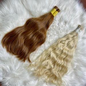 Haute qualité!! Cheveux en vrac bruts pleine cuticule alignée 100% matière première de cheveux humains du Vietnam - Product Image 2