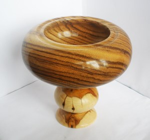 Bol à riz rond en bois de haute qualité Design américain de grande taille et bol à fruits pour ustensiles de cuisine faits à la main - Product Image 3