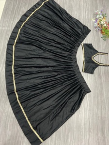 Navratri lehenga ที่สวยงามและได้รับความนิยมมากที่สุดด้วยลูกไม้ใส่ทำงาน - Product Image 5