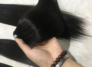 Extensions de cheveux vierges Remy alignées sur les cuticules, cheveux humains vietnamiens bruts 100% Ghair 16a, mèches de cheveux pour fermeture HD - Product Image 2