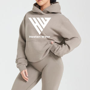 Sudaderas con Capucha Lisas al por Mayor para Mujer, Estilo Casual de Fábrica, Impresión de su Marca, Sudadera con Capucha Lisa para Mujer - Product Image 3