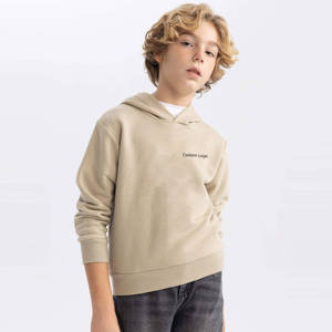 Factory Wholesale Autumn Embroidered Fleece Baby <b>Boys</b> Full Pullover Hoodie with Custom Colors & Logo-Cute Kids Design - Product Image 6