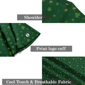 Camiseta Polo de Manga Corta para Hombre, Color Sólido, Cuello con Botones, Estilo Golf, Secado Rápido, Absorbe la Humedad, Elegante - Product Image 4