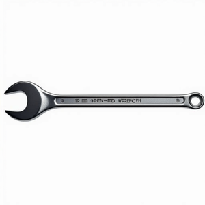 Clé à molette ouverte de 19 mm avec clé, blanche et noire, longueur 170 mm - Product Image 2