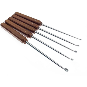 เครื่องขูดกระดูกแบบพรีเมี่ยมใช้มือช้อนสแตนเลสครบชุด5ชิ้นอุปกรณ์สำหรับขูด - Product Image 1