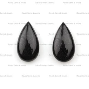 Piedra Preciosa de Cuarzo Ónix Negro Natural, Forma de Gota de Pera, 11x20 mm, Pulido Alto, Suave, Calibrada, Certificada por Terceros - Product Image 5
