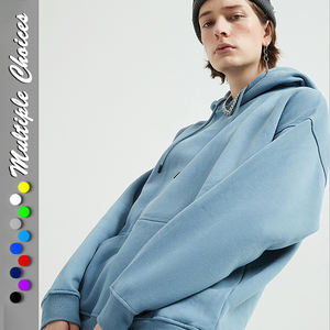 Venta al por mayor 100% algodón pulóver con capucha para hombres logotipo personalizado impreso liso sudaderas de gran tamaño invierno poliéster/algodón sudaderas con capucha - Product Image 3