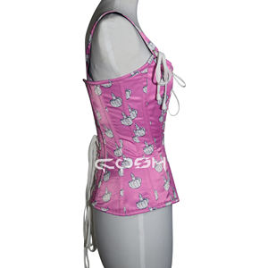 Corsé Halter con Estampado Pink Attitude - Product Image 4
