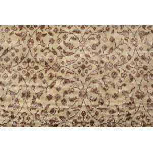 Tapis turc vintage 5,9x9,2 pieds, tapis marron à pois - Product Image 5